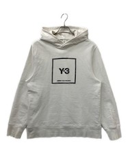 Y-3 Pullover logo hoodie Size: S Men White