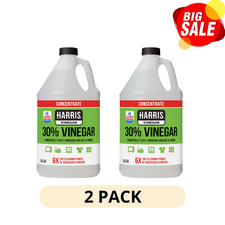 2 Pack Harris 30 Vinegar Concentrate 1 Gallon Industrial Strength All Purpose