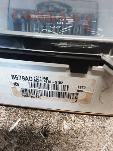 Speedometer Cluster Tachometer MPH Fits 00-01 DODGE 1500 PICKUP 1579279 - Picture 6 of 12