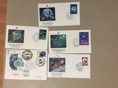 Five Russia SPACE fdc.One registered