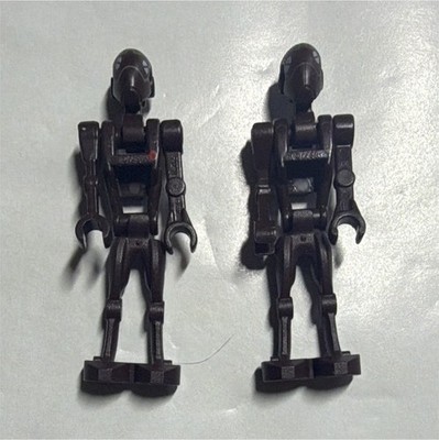 LEGO Star Wars Commando Droid - Dark Brown  Minifigure Lot of 2 sw0359