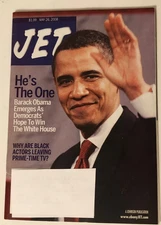 Vintage Jet Magazine BARACK OBAMA  Democrat Presidential Nomination May 26, 2008