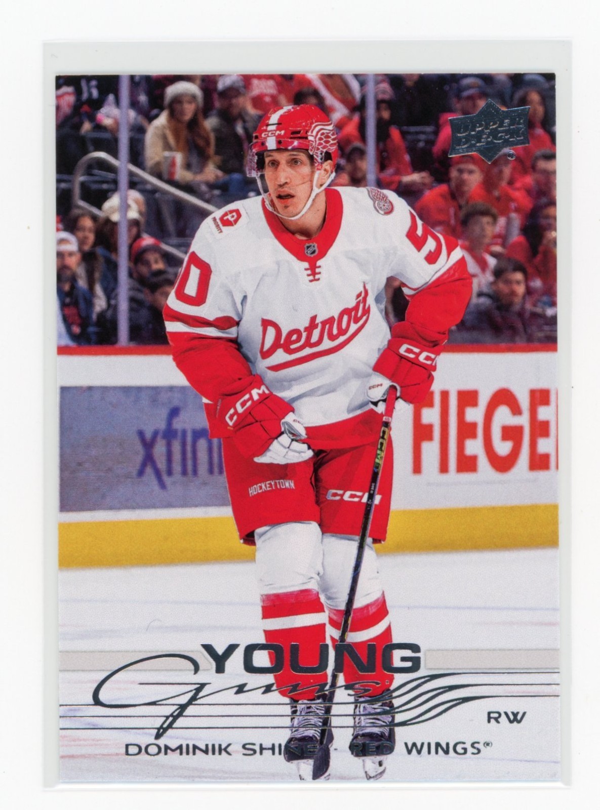 2025-26 Upper Deck Series 1 Young Guns 234 Dominik Shine YG RC