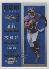 2017 Panini Contenders Optic Season Ticket Blue Prizm /99 Buck Allen #35 6f8