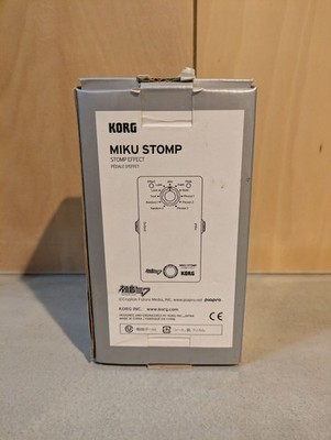 KORG Miku sing in the guitar Compact effector MIKU STOMP from