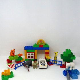 LEGO DUPLO 6136 My First Zoo Set &ndash; Giraffe, Tiger, Elephant,Used NO Box/ Manual