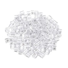 150 Pack Clothes Hanger Marker 3XL Size Tag Fit 3mm Rod Transparent