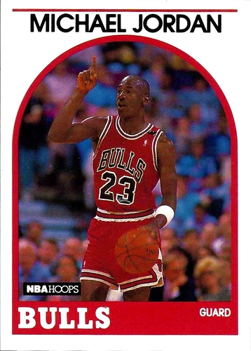 1989 Hoops MICHAEL JORDAN Card 200 Bulls HOF