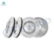 Set of 4 Front 296mm-Rear 281mm Disc Brake Rotors For 2012-2017 Toyota Camry