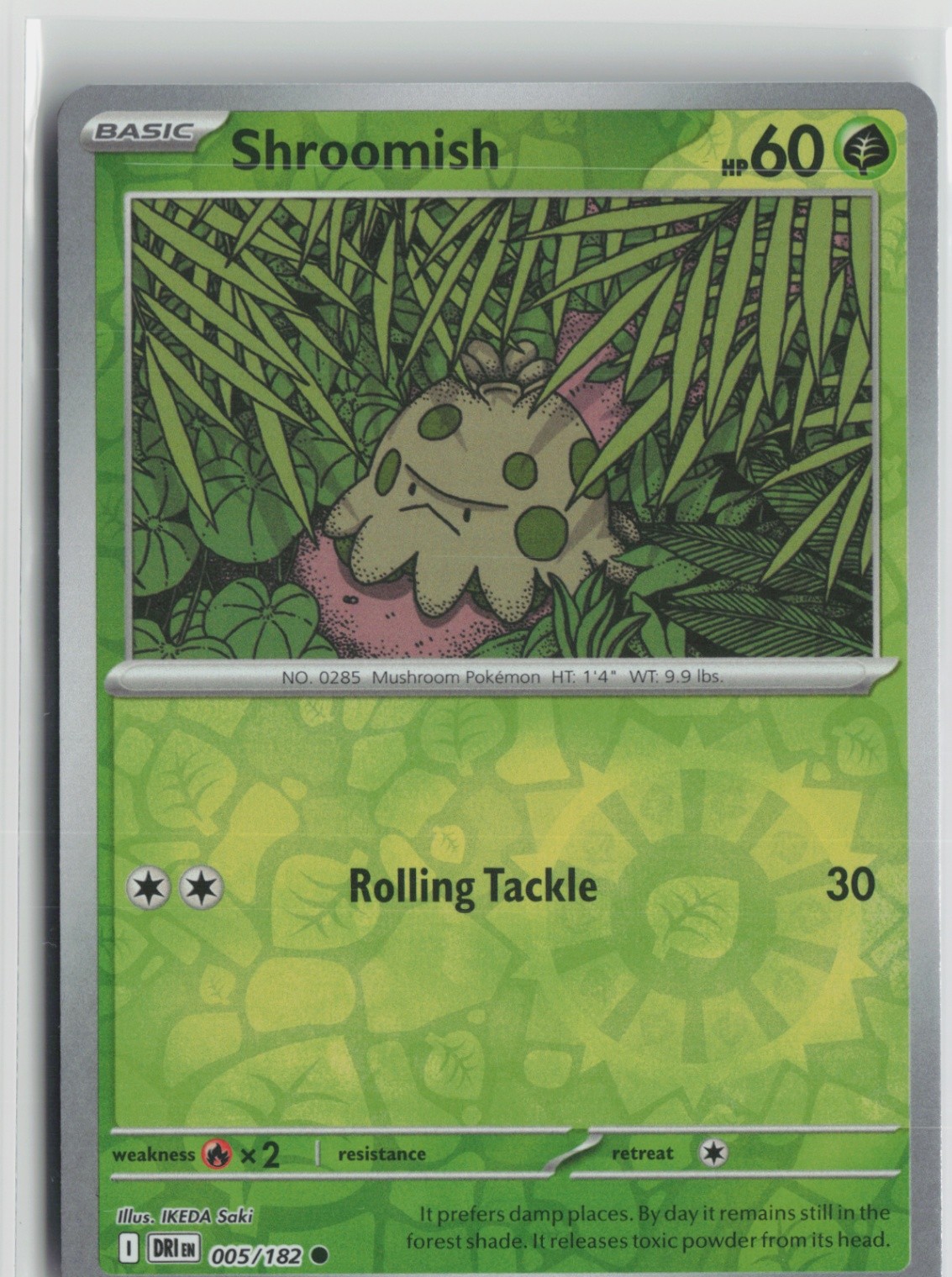 Shroomish 005/182 Common SV10: Destined Rivals NM Reverse Holo