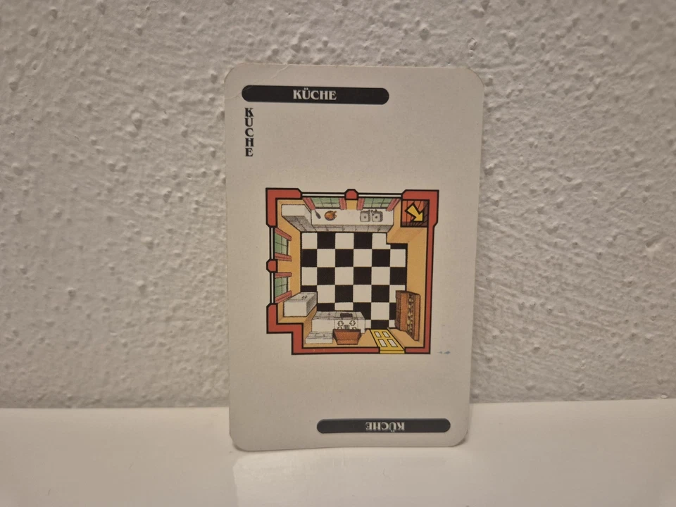 Cluedo Das klassische Detektiv-Spiel 1992 Ersatzteile: Karte Küche - Bild 1 von 1