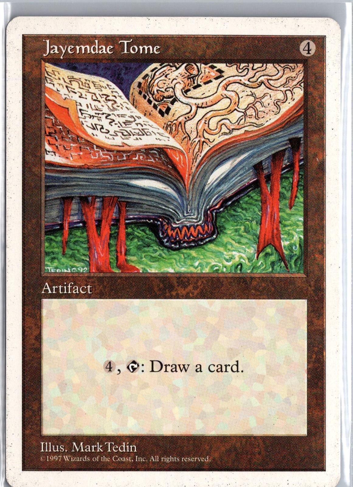 Jayemdae Tome Rare Fifth Edition Magic: The Gathering Moderately Played