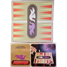 VTG 1975 Backgammon Game by Selchow & Righter Co. Complete 