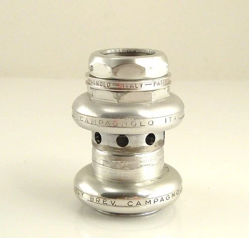 Vintage Campagnolo SUPER RECORD Aluminum Headset 25.4x24f Italian 80s (M2)