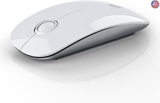 Bluetooth Wireless Mouse - BT5.1 USB Slim Dual Mode Computer Mice with Quiet