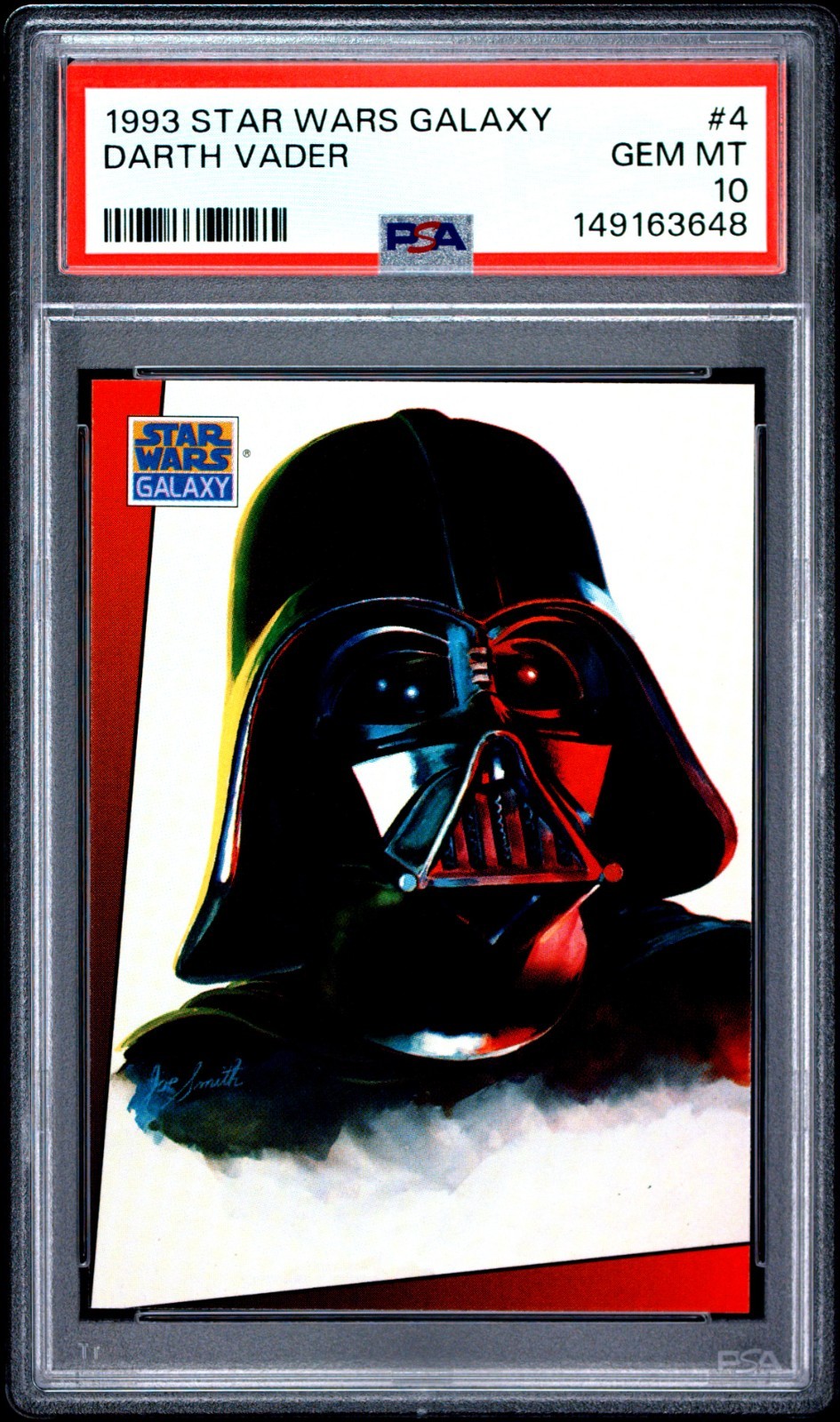 Darth Vader PSA 10 1993 Topps Star Wars Galaxy #4 LOW POP