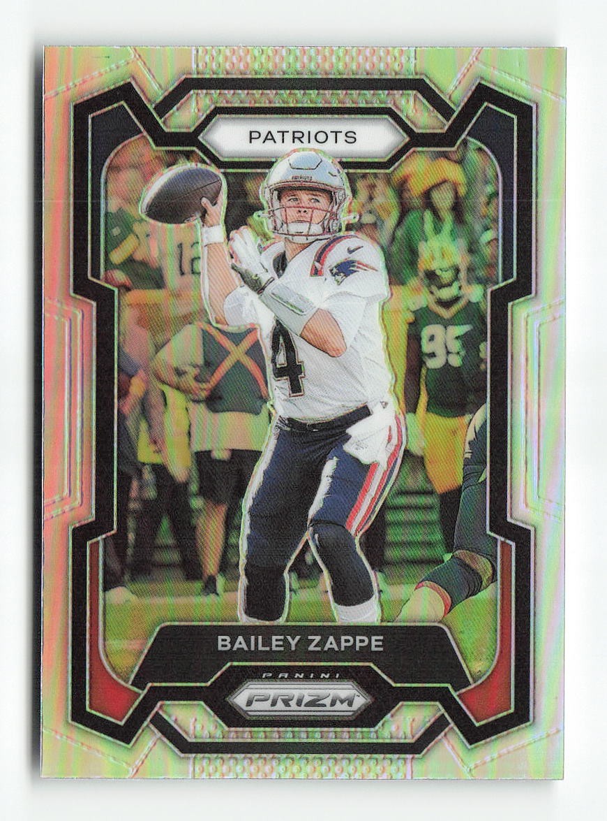 2022 Panini Prizm #305 Bailey Zappe Silver