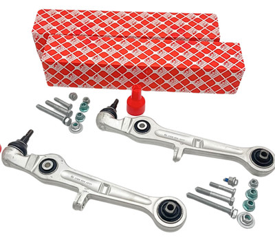 2x Febi Querlenker  vorne links + rechts unten für AUDI A4 B6 B7 mit Montagesatz