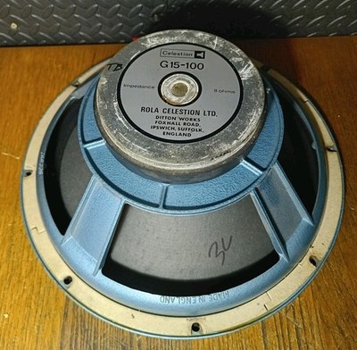 Vintage Rola-Celestion G15-100 Lautsprecher 15'' Treiber 100W GETESTET + GARANTIE 