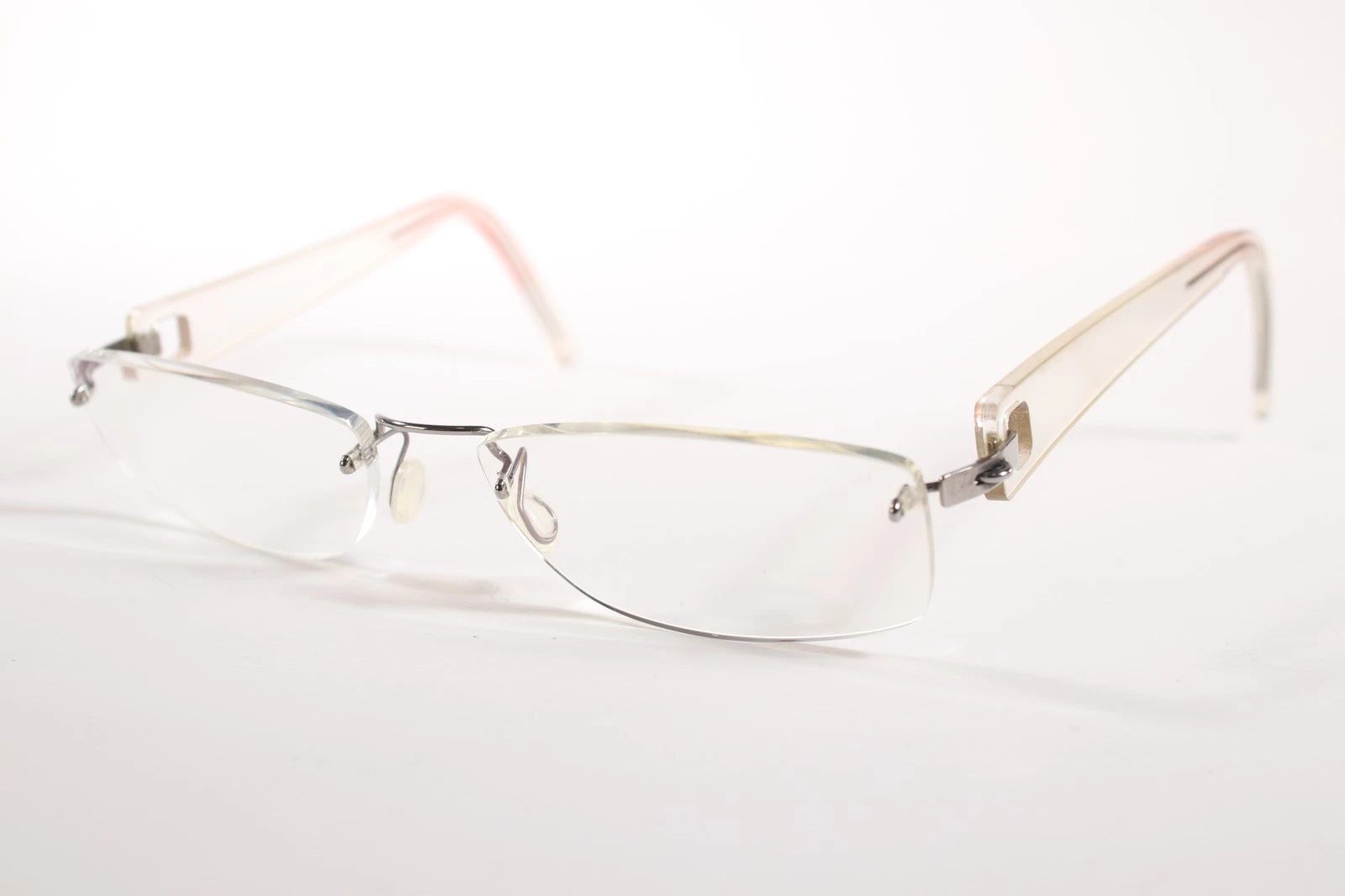 LINDBERG SPIRIT TITANIUM Eyeglasses T 57 Women Grey K10 Rimless Glasses Frames