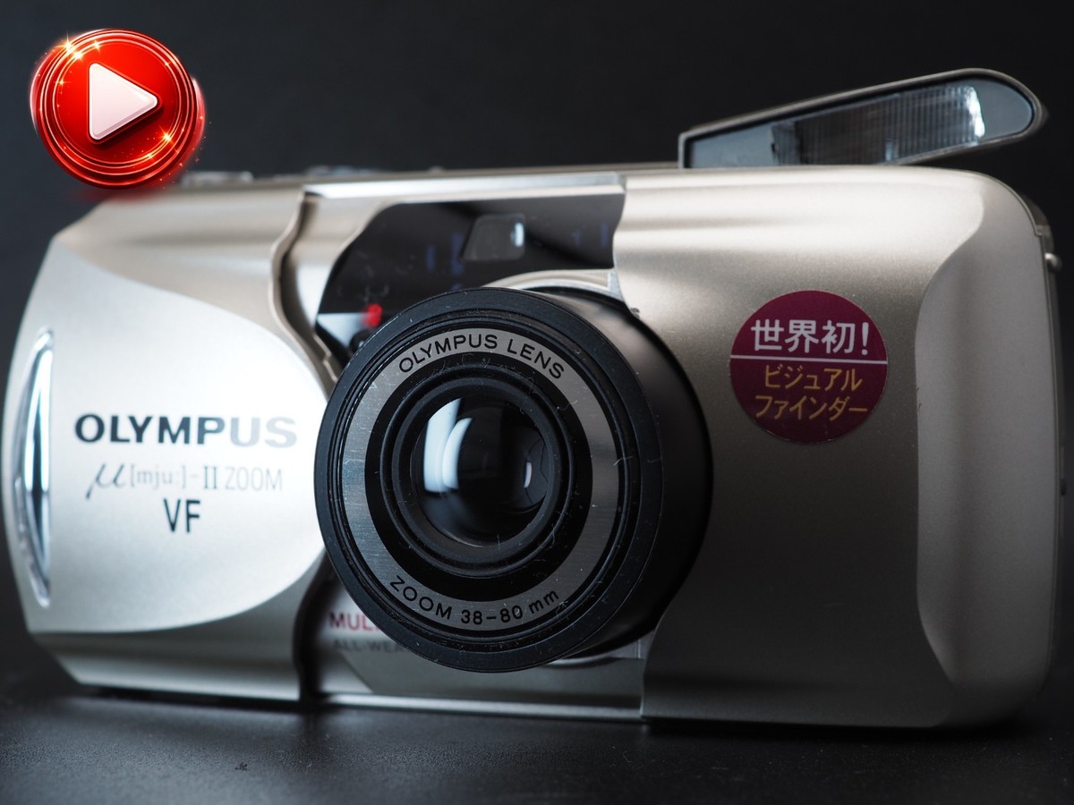 US 1-Yr Warranty Olympus mju µ ii Zoom VF 35mm Film Camera From