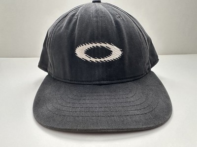 Oakley Hat Vintage Static O - 90s Era Genuine Software - Fitted 7 1/8 Rare