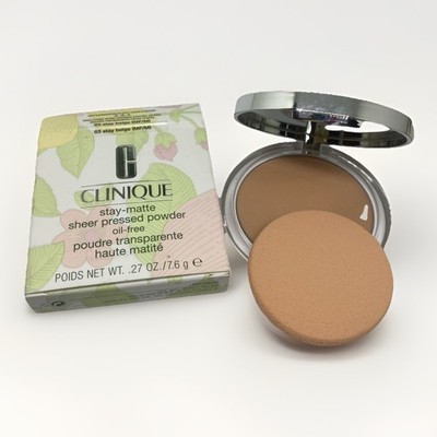 CLINIQUE Stay-Matte Sheer Pressed Powder oil-free 03 stay beige (MF/M) 7,6 g