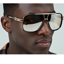 Aviator Sunglasses Square Frame Women Silver Lens Fashion Shades Lentes Gafas