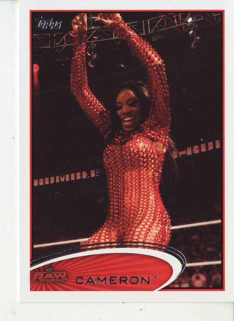 2012 Topps WWE #9 Cameron near mint