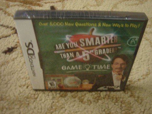Are You Smarter Than A 5th Grader? Game Time Nintendo DS new