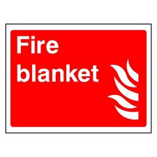 Fire Blanket Sign or Sticker | FEQP0048