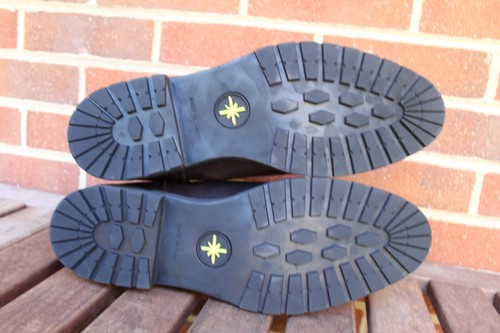 Botas Chelsea Ross & Snow para Hombre Talla 10.5 Cuero Marrón Puntera Hechas a Mano en Italia - Imagen 11 de 15