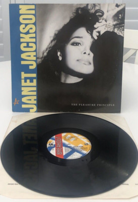JANET JACKSON THE PLEASURE PRINCIPLE 12  SINGLE LP RECORD