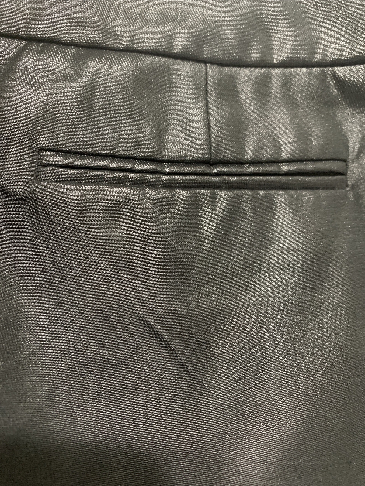 Gucci Authentic Solid Black Shine Fabric High Ris… - image 7