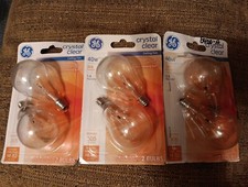 6 GE 40W Candelabra Base Ceiling Fan Bulbs Ugly Packages, Perfect Bulbs B400-A