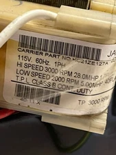 JAKEL J238-150-15217 Draft Inducer Blower Motor Assembly HC21ZE127A #127