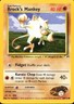 Pokemon Gym Heroes Card  68/132 Brock's Mankey