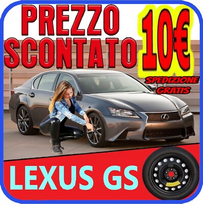 Platzsparend Notrad Für Lexus GS Mit Messen Ab 18 5Fori Set Rad Gummi Auto Ps