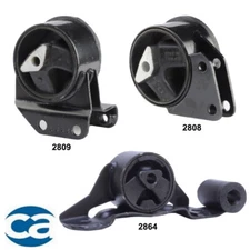 Complete Engine Motor Mount Set 3PC for Jeep Grand Cherokee 5.2L 93-96 Auto Tran