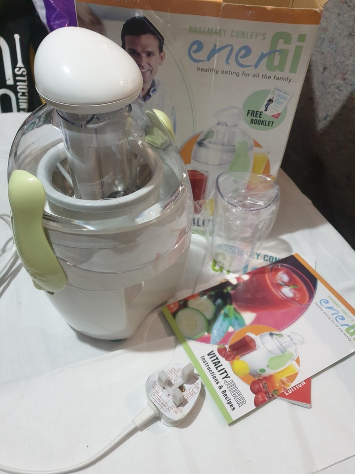 Rosemary Conley Vitality Juicer Energi Healthier Lifestyle BOXED NEW