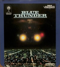 Blue Thunder 1983 Vintage CED RCA SelectaVision Videodisc TESTEDWORKING