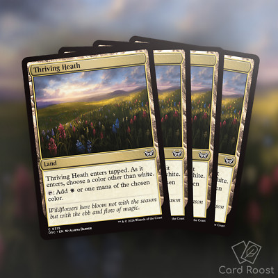 MTG Magic x4 Thriving Heath 0315 Commander: Duskmourn DSC Playset