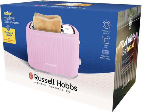 Russell Hobbs Eden 2 Slice Toaster (6 Browning Settings, High Lift Feature, Froz - Picture 7 of 7