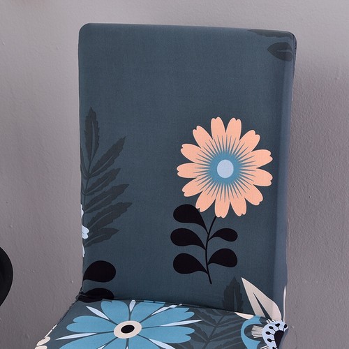 Cubierta de asiento elástica para boda Spandex funda sin mangas funda floral fiesta decoración - Imagen 5 de 19