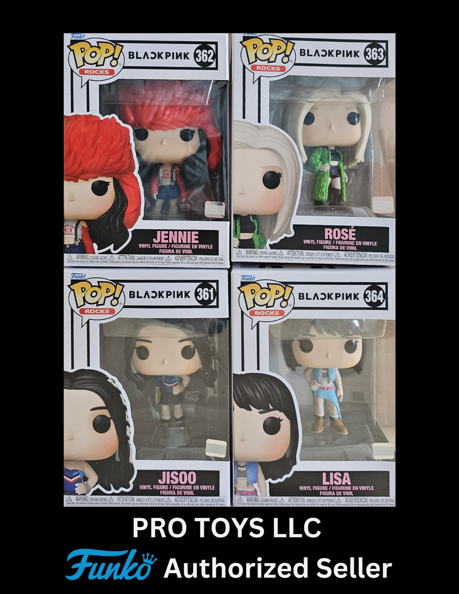 Funko POP! BLACKPINK Shut Down - Lisa Jennie Jisoo Rose Set