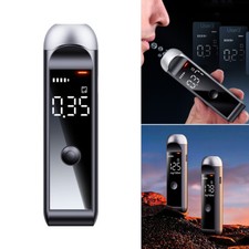 Portable Breathalyzer Outdoor USB Rechargeable Alcohol Tester w/Screen Display