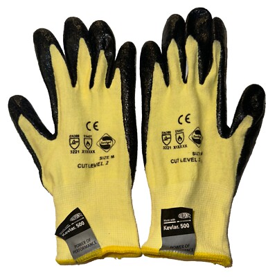 G-Tek KEV 15 Gauge DuPont™ Kevlar Cut Resistant Gloves With Nitrile Coating  PR