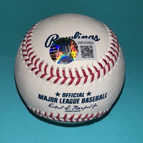 Set of 3 KERRY WOOD (Cubs) Signed Official MLB Baseballs Beckett (BAS) w/ Inscr - Picture 4 of 9
