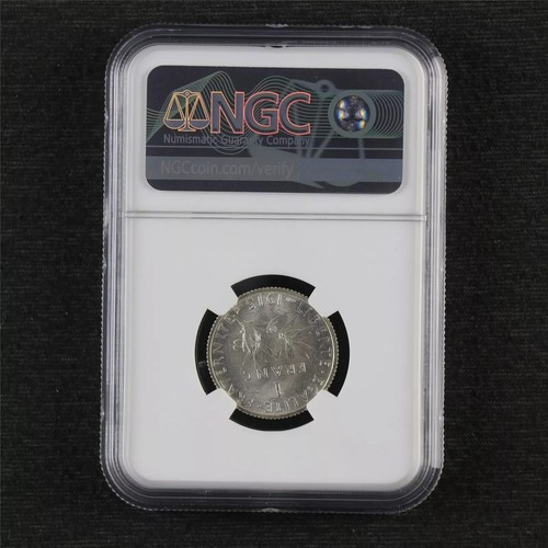 1915 FRANCE FRANC NGC MS 64 - Picture 3 of 3