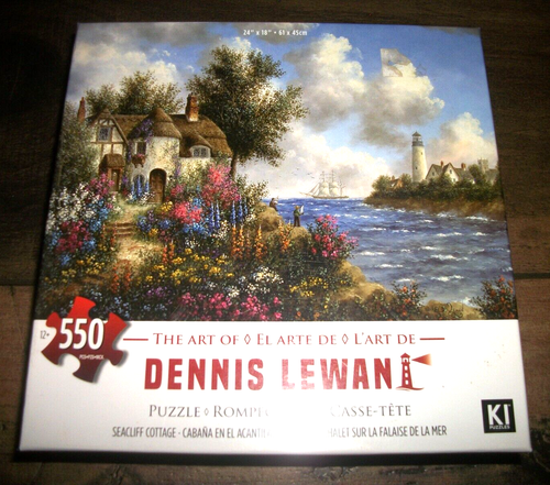 USED LOT OF 10 JIGSAW PUZZLES 750 600 550 & 500 PIECES CATS ELEPHANTS MEDUSA - Picture 4 of 11